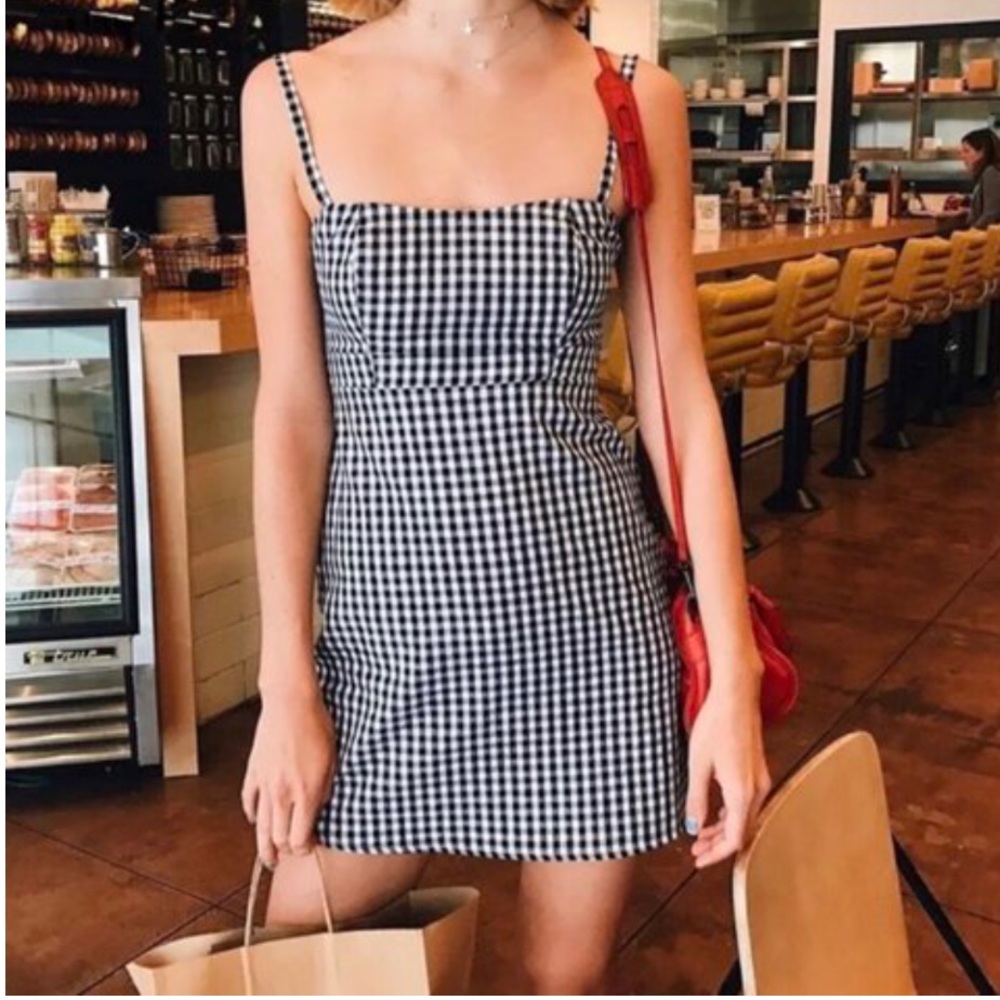 Brandy Melville checkered dress